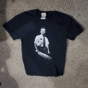 Shaun of the dead rock rebel shirt black
